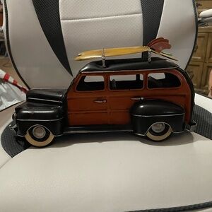 Woody car Vintage metal sculpture Berkeley design